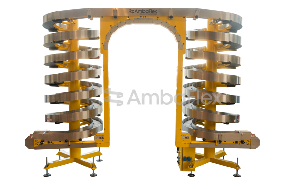 All-purpose spiral conveyor for medium to large products